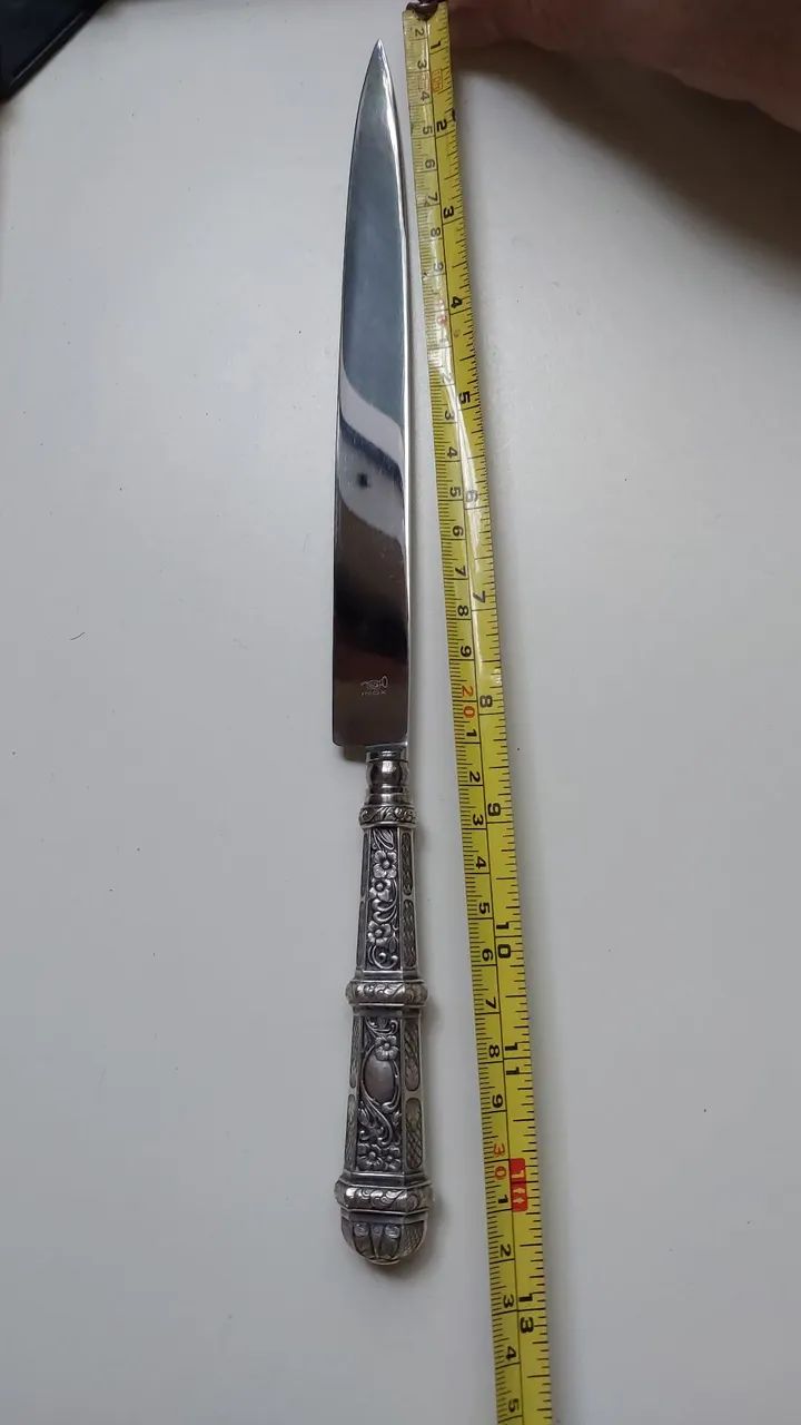 Punhal corneta antigo sem uso 32 cm - Foto 3