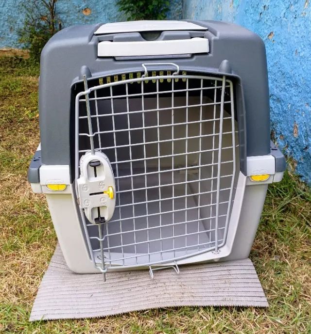 Caixa de Transporte  Gulliver Cinza Com Rodinhas Tamanho 4