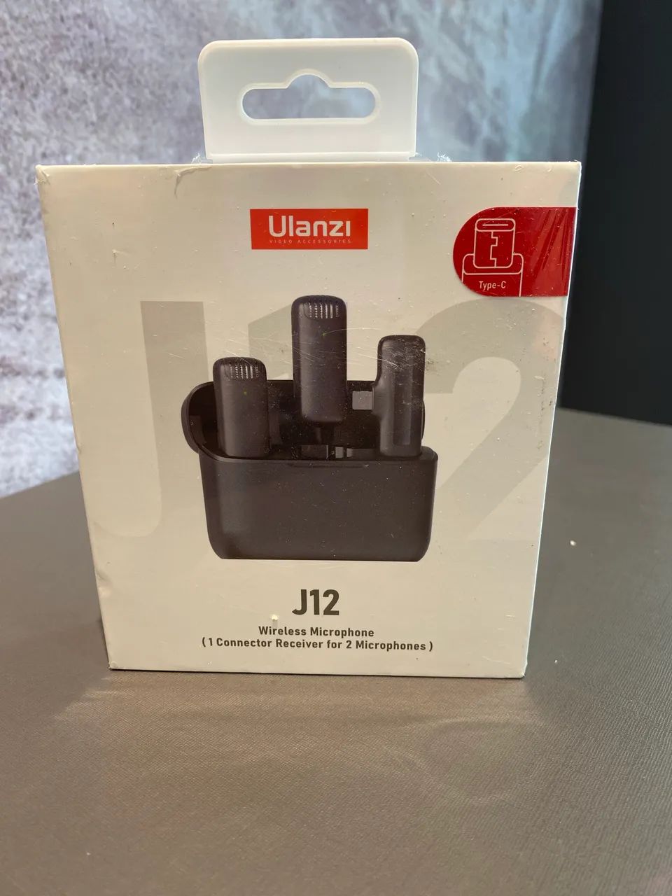 Microfone Sem Fio Ulanzi J12 ( Android Tipo-c) + Brinde Case