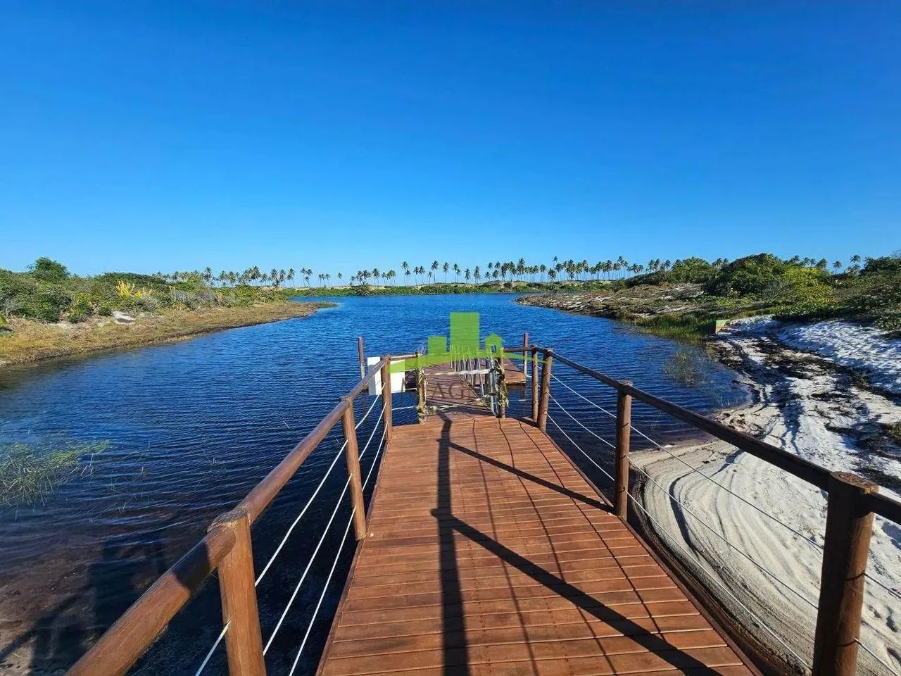 Lote frente lagoa no Reserva Sauípe, 499m², plano, dentro do Destino Sauípe com infraestru - Foto 2