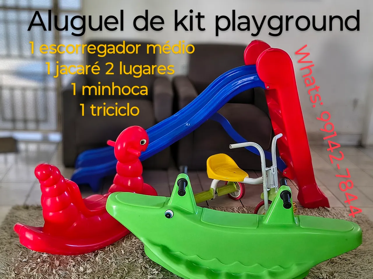 Aluguel Kit Playground Infantil - Diversão Garantida!