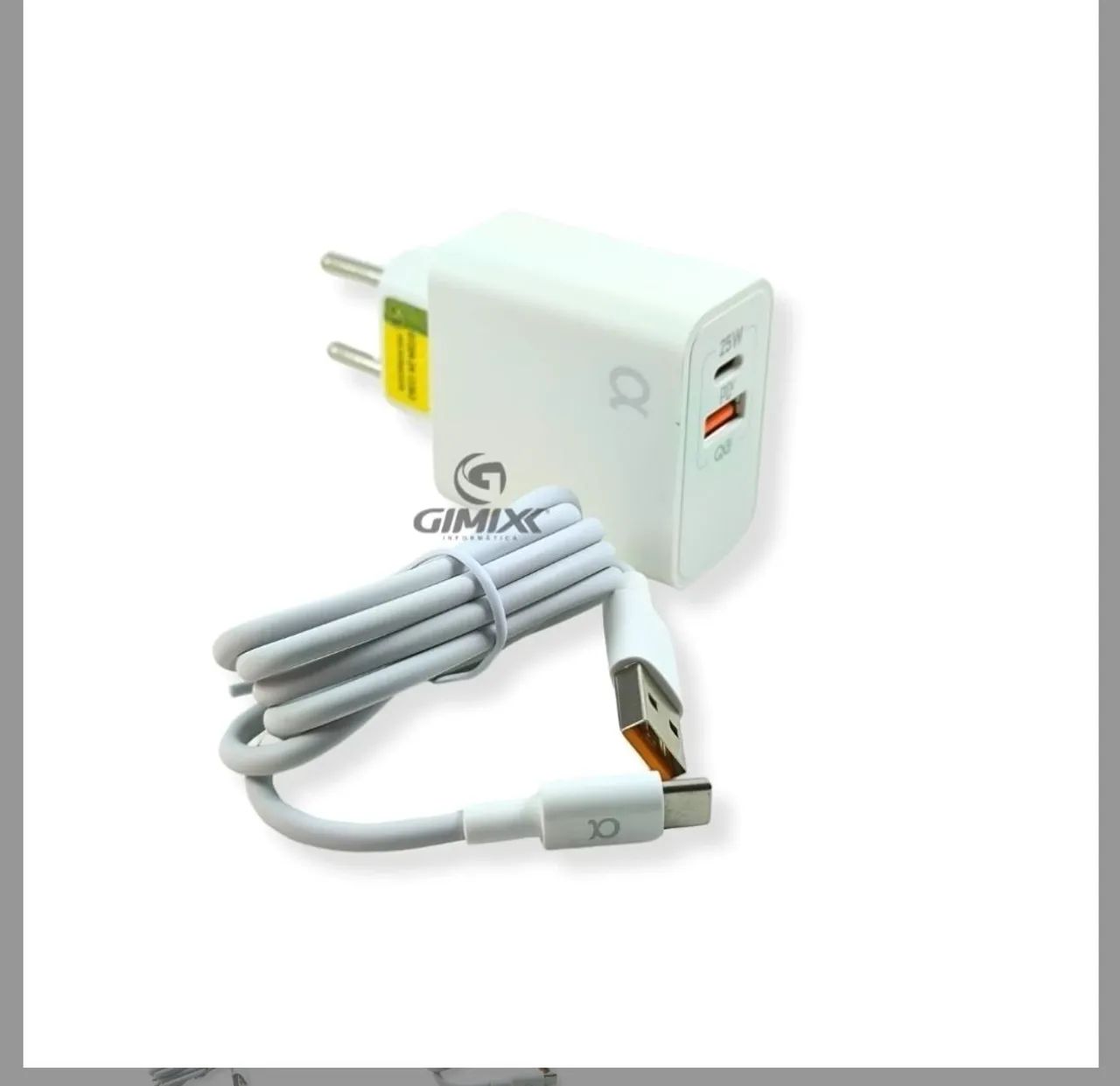 Carregador Rápido 25W Turbo para Smartwatch Tipo C - Foto 2