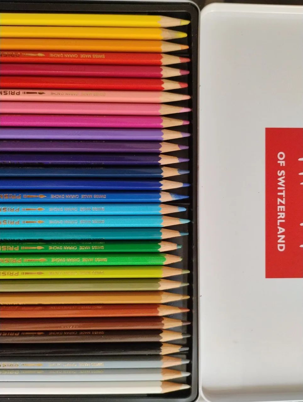 Lápis Mina Aquarelável Caran D'Ache Pris profissional malo com 30 cores  - Foto 5