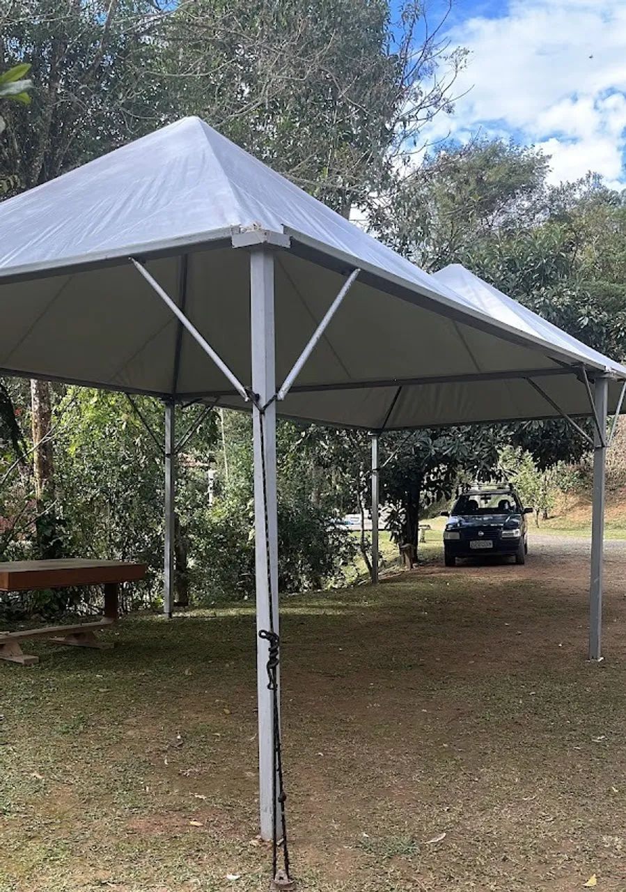 lona piramidal para evento