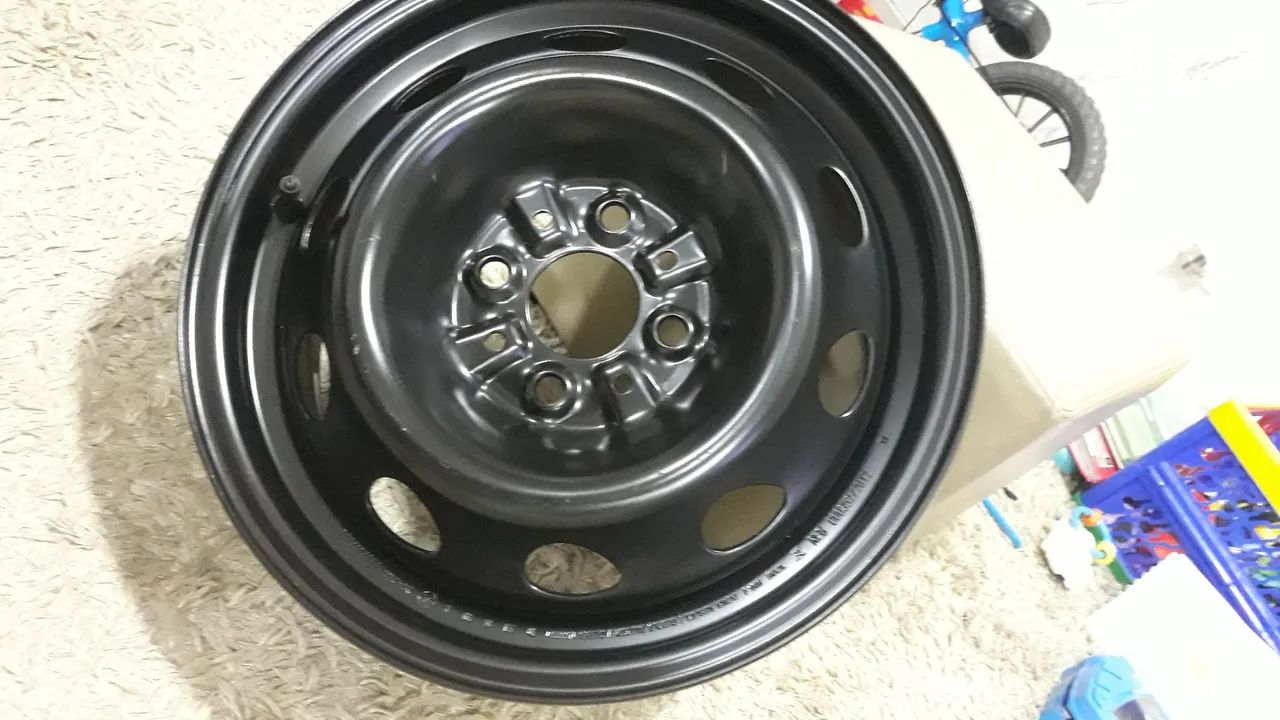 Roda de ferro Aro 14 Original Fiat Strada/Nova fiorino  - Foto 3