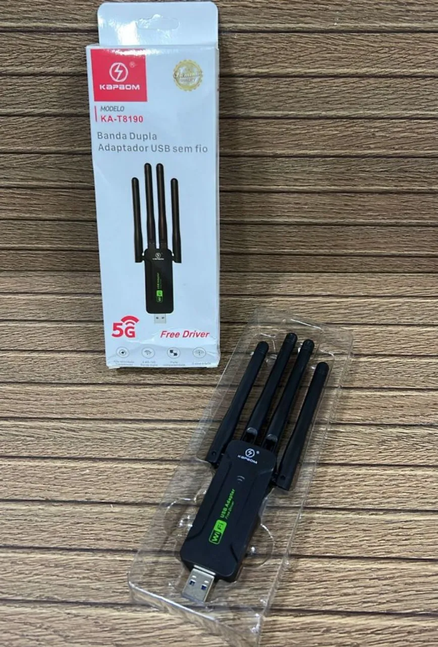 Adaptador USB WiFi Banda Dupla KA-T8190