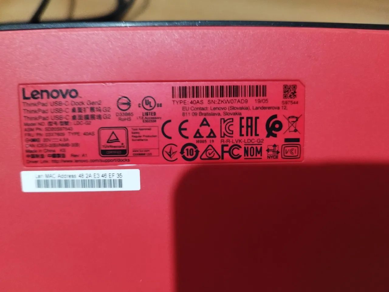 Lenovo ThinkPad USB-C Dock Gen 2 - Foto 3