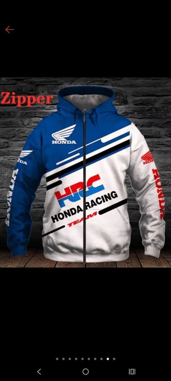 Jaqueta Honda Racing Jaqueta Honda Racing (G) Comprar Em Odevy Brechó