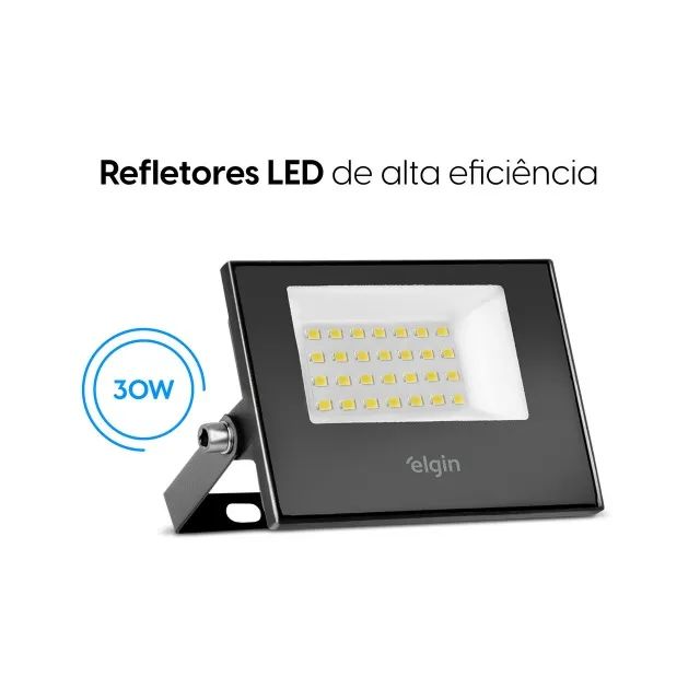 Refletor LED PRO 6500k Bivolt IP66 100w Elgin
