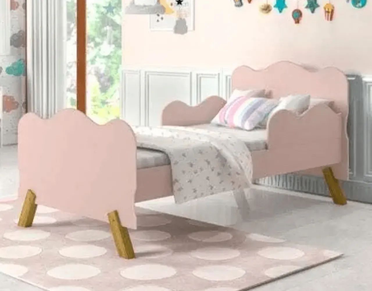 Cama Infantil Rosa -angel 