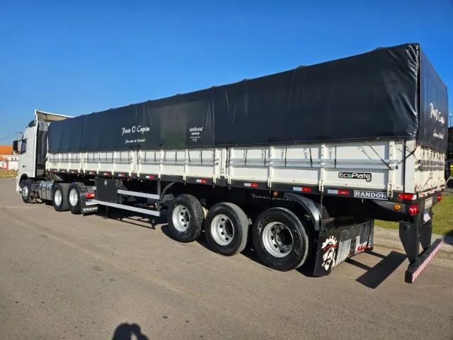 Volvo FH 460 6x2 Globetrotter Ano 14 teto alto aut + Graneleiro Randon Ano 16 12.40 x 1.80 - Foto 4