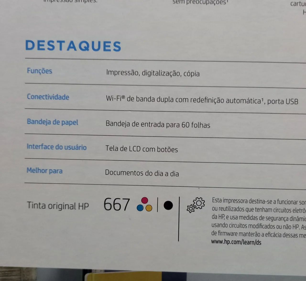 Impressora HP DeskJet Ink Advantage 2774 - Foto 5