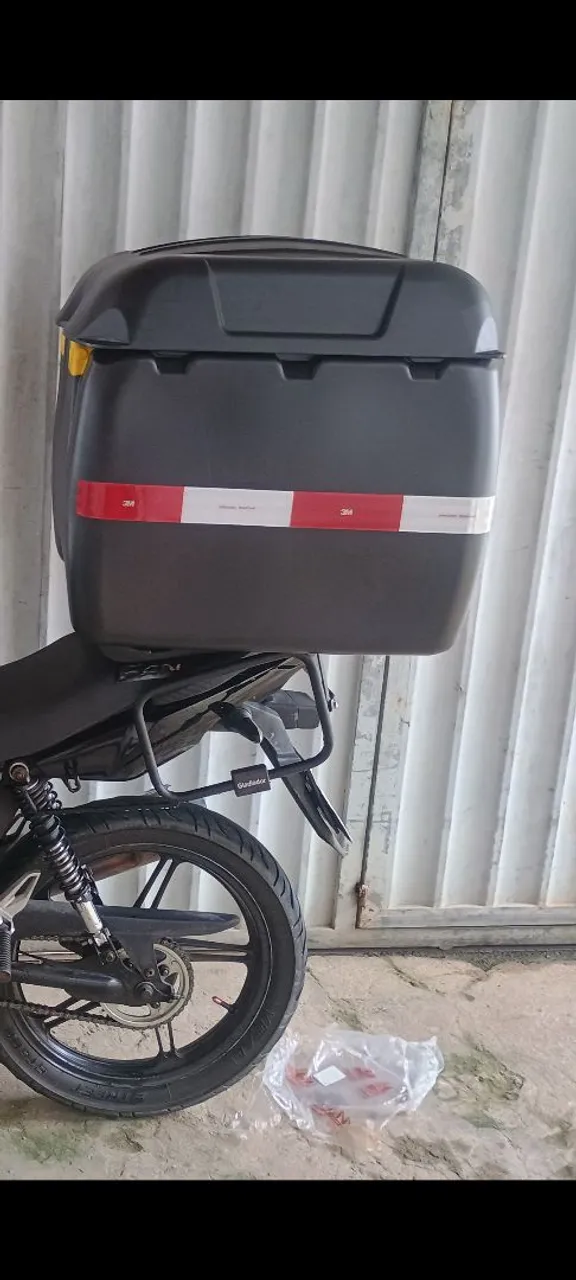 Bauleto para moto com refletivos