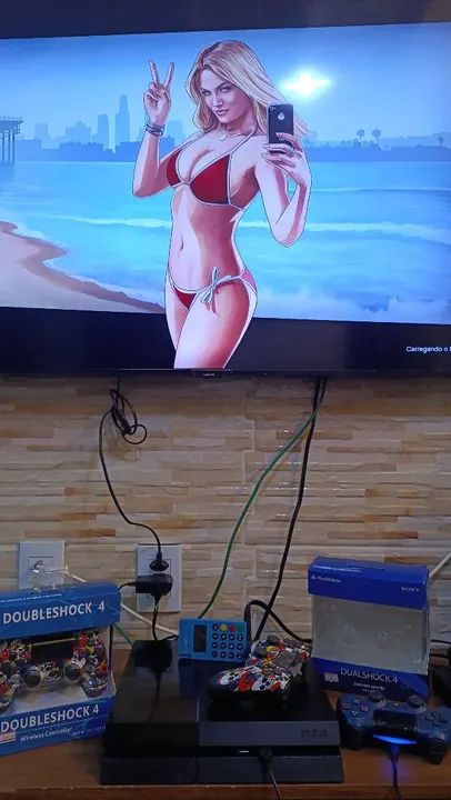 Ps4 Fet 500gb completo - Foto 4