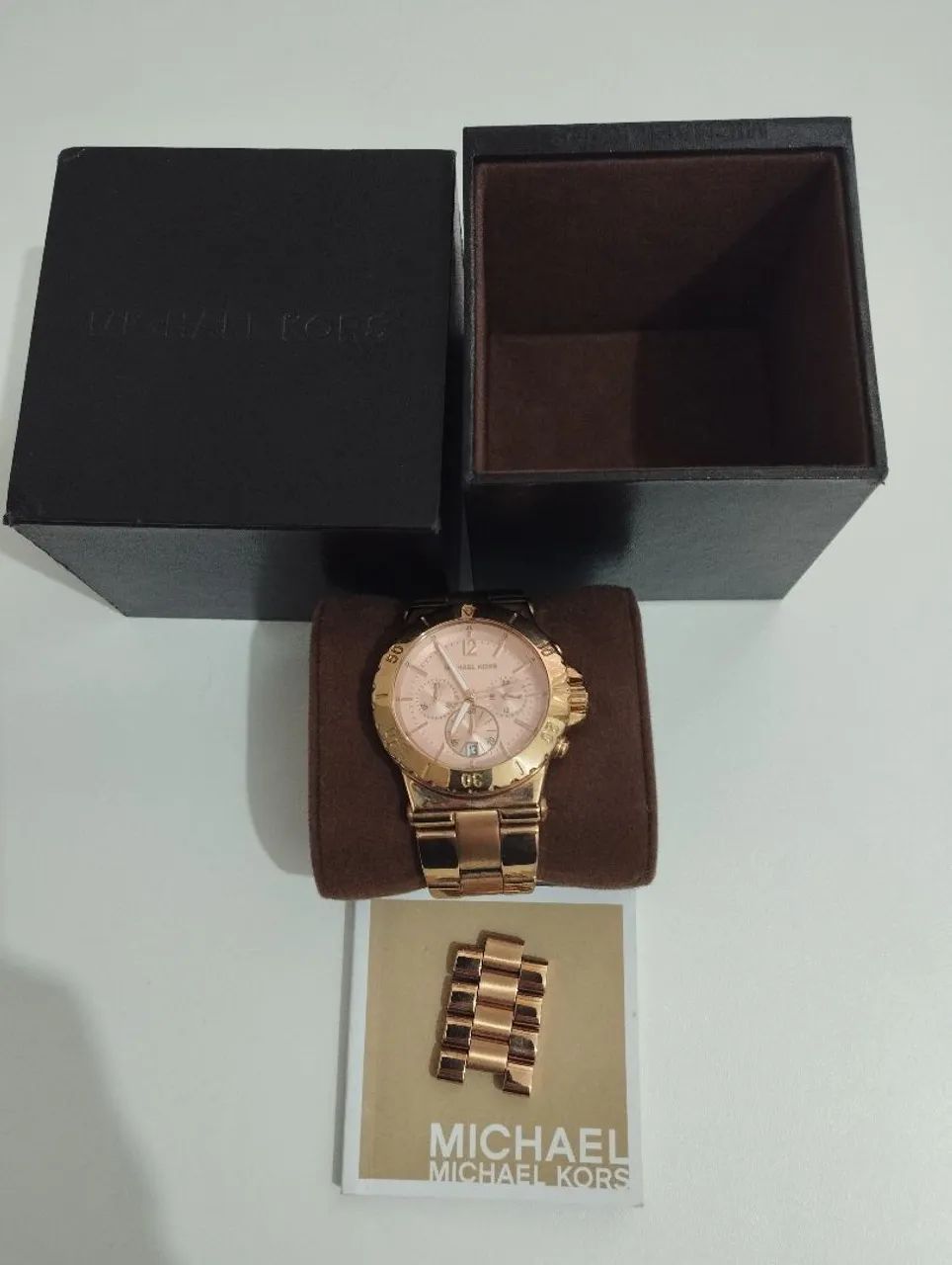 Relógio Michael Kors Dourado Original - Foto 2