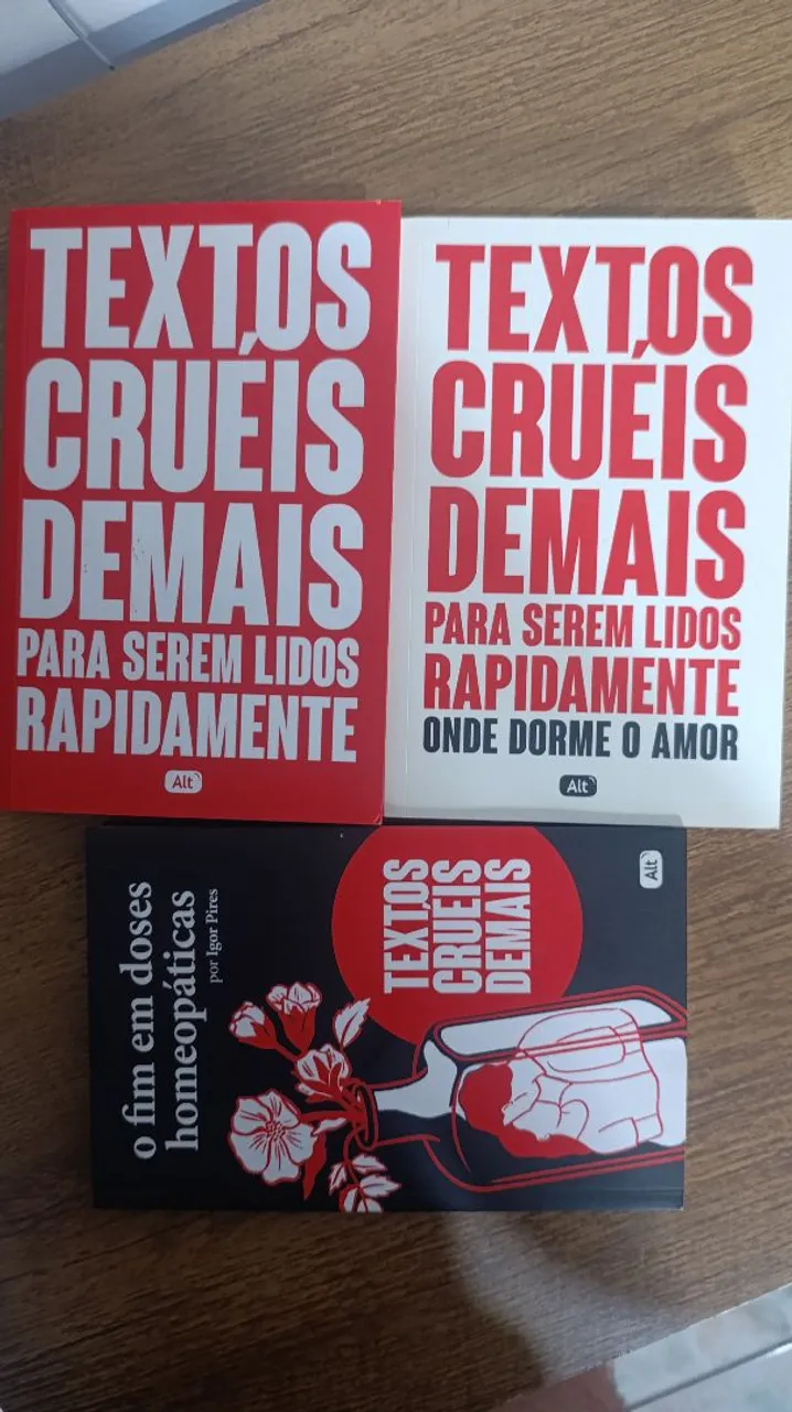 Livros Textos Cruéis Demais - Igor Pires