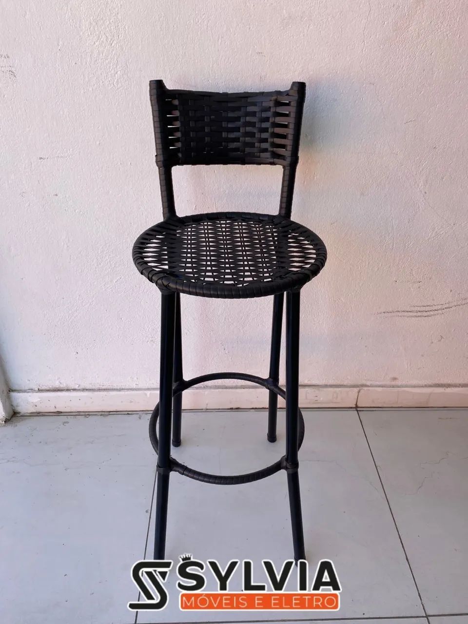 Banquetas de fibra com ferro redonda - Foto 5