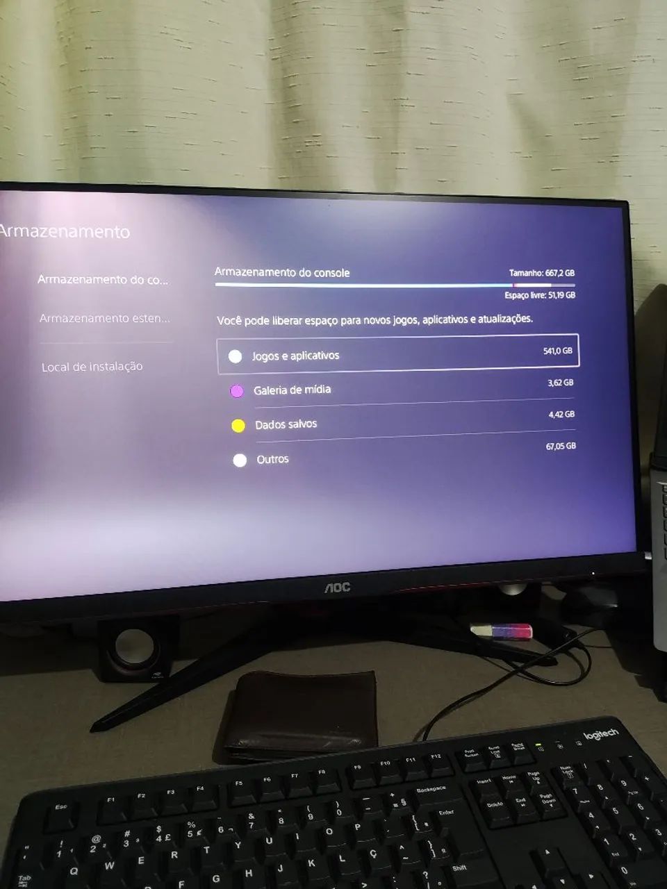 PlayStation 5 com 2 Controles e Jogos c/ Leitor - Foto 3