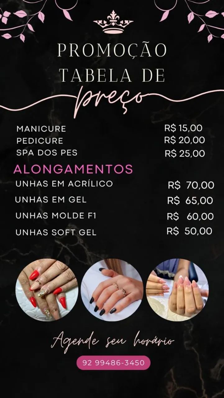  Unha em Gel, Acrílico e muito mais!
