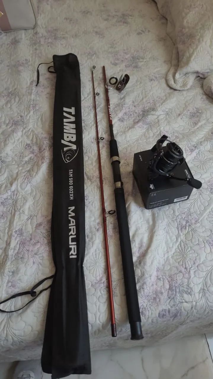 Molinete Handing M1 3000 + Vara Maruri Tamba (Kit Pesca) - Foto 4