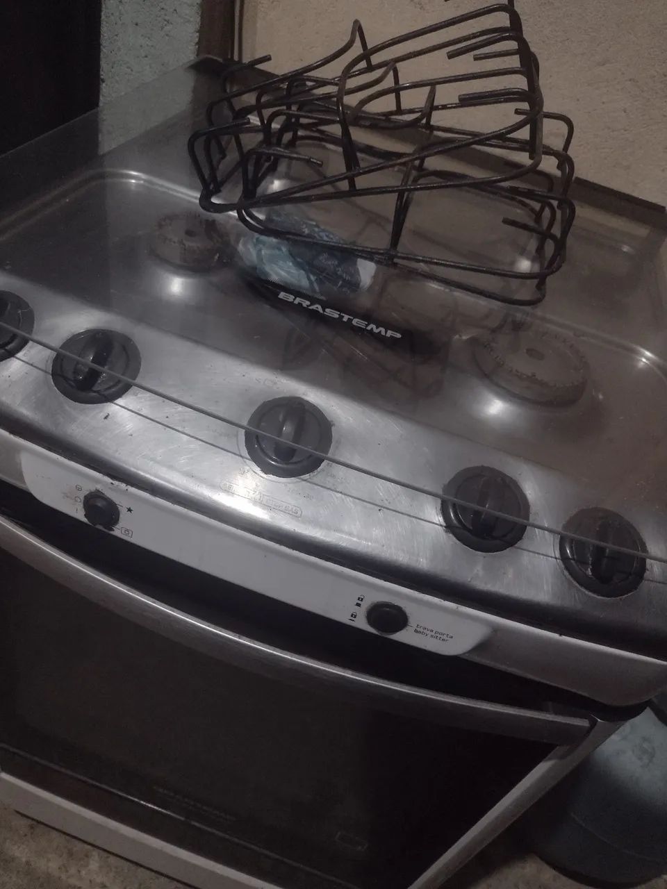 fogão Brastemp com trava de segurança  - Foto 4