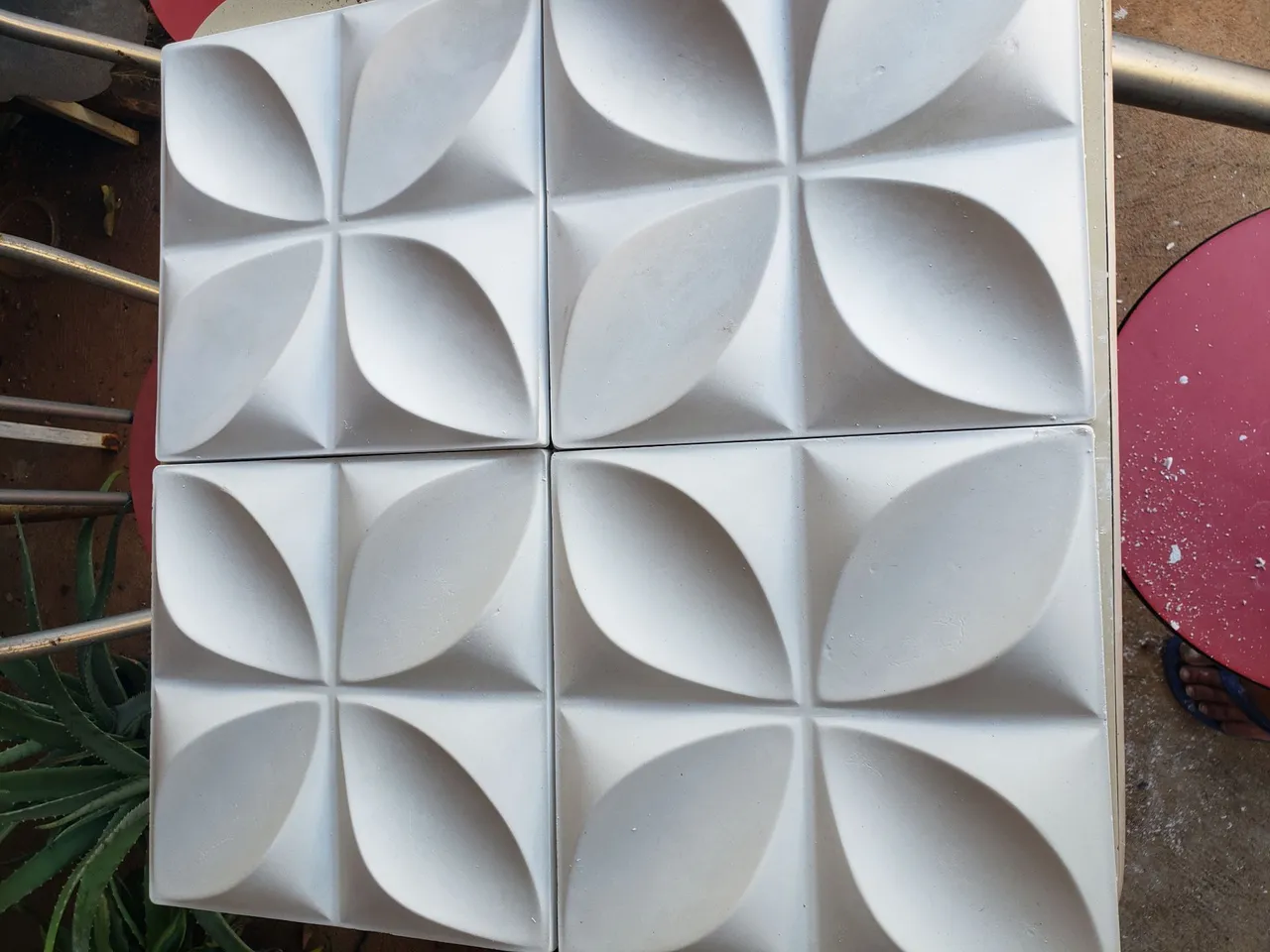 Painel 3D Decorativo em Relevo - Design Floral
