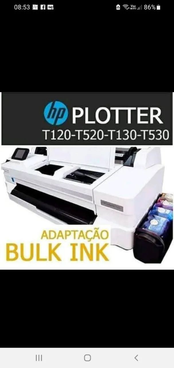 Instalação e reparo de bulk ink em impressoras. 