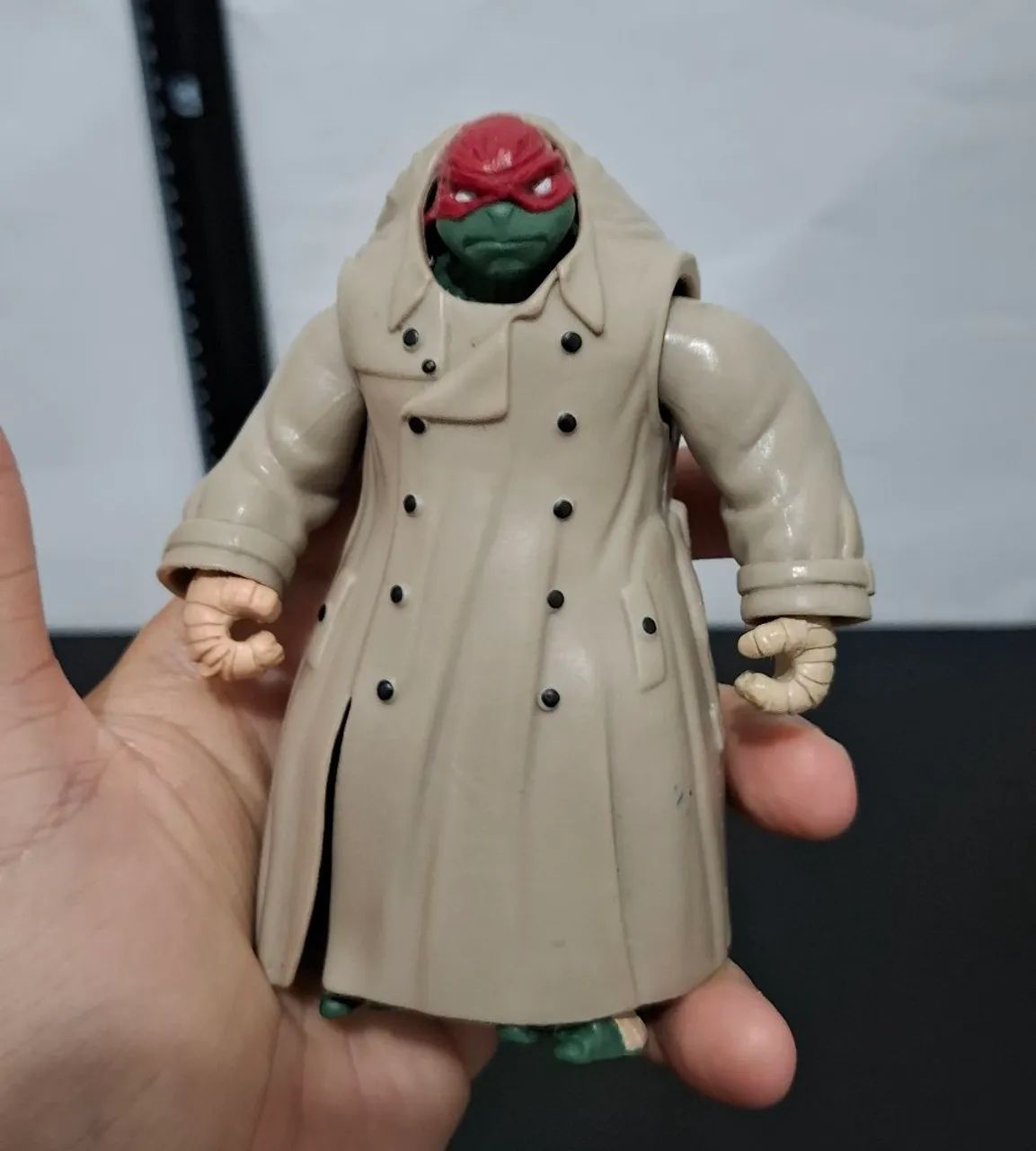Tartarugas Ninja Raphael Turtle Raincoat Playmates 2014 - Foto 4
