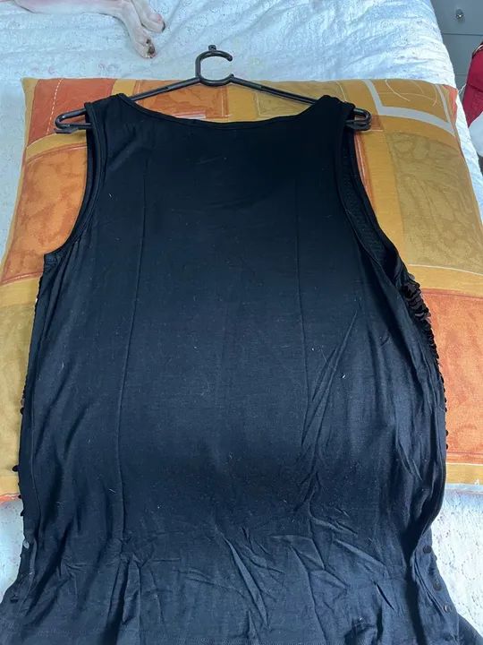 Blusa de Paetes Preta - Foto 3
