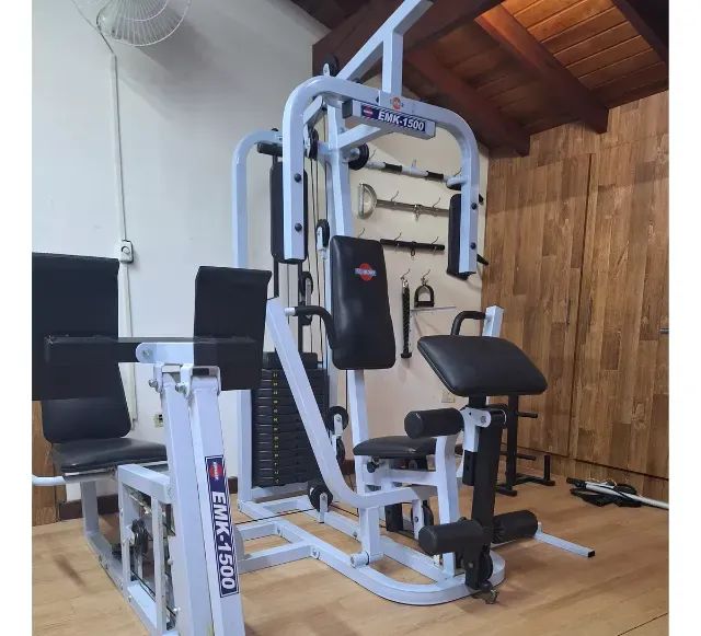 Estação De Musculação Emk 1500lr Com 100kg Legpress Kenkorp (Usado)