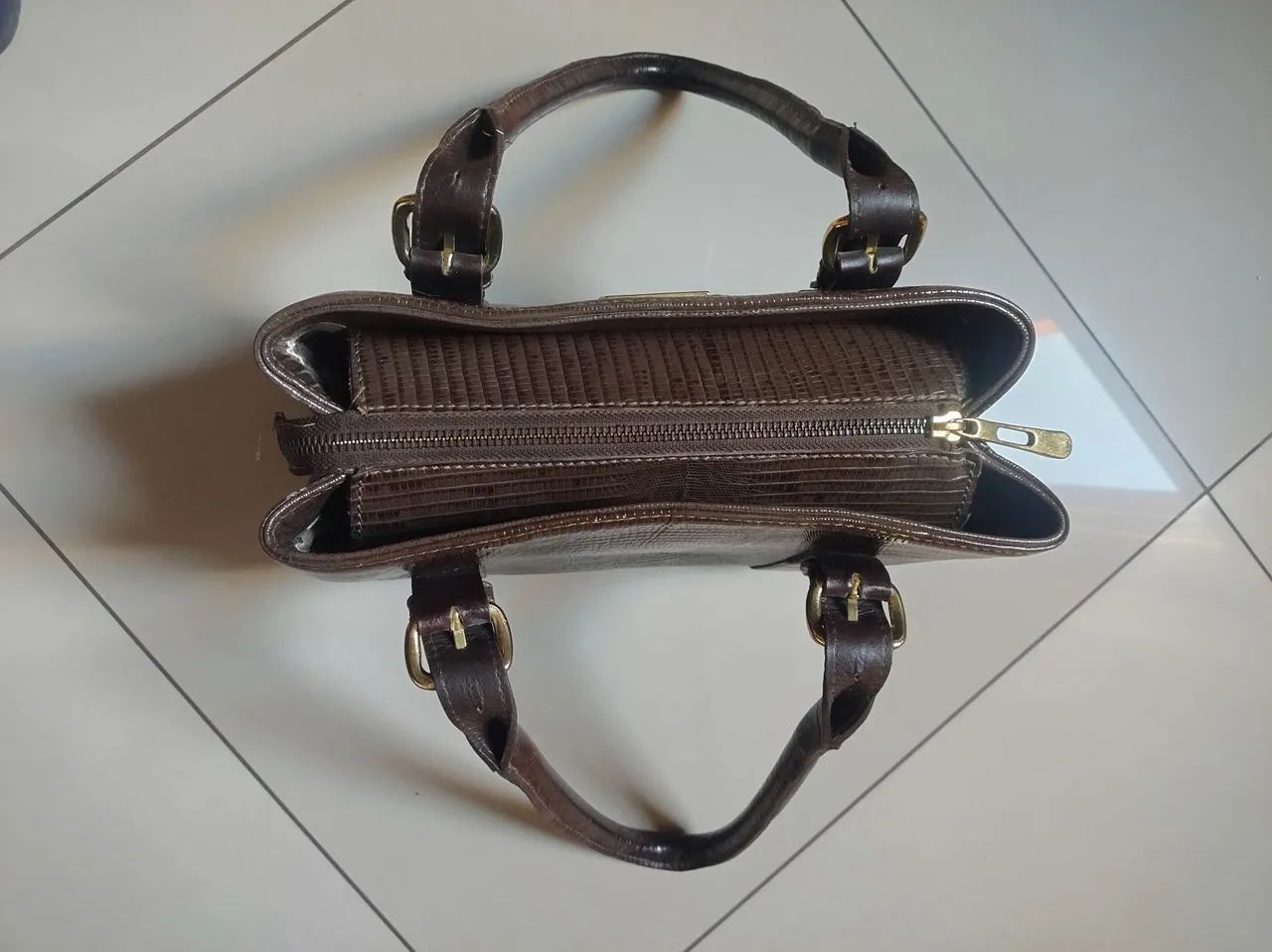 Bolsa de Ombro Marrom Leslie Bags - Foto 4