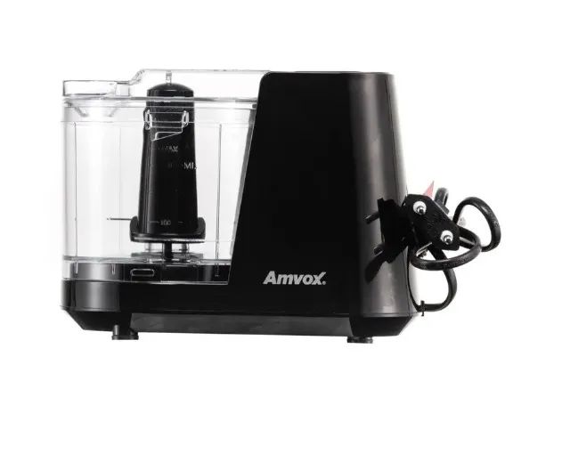 Mini Processador Amvox APR1001, 100W, 3 Funções, Preto - 110V (NOVO) - Foto 2