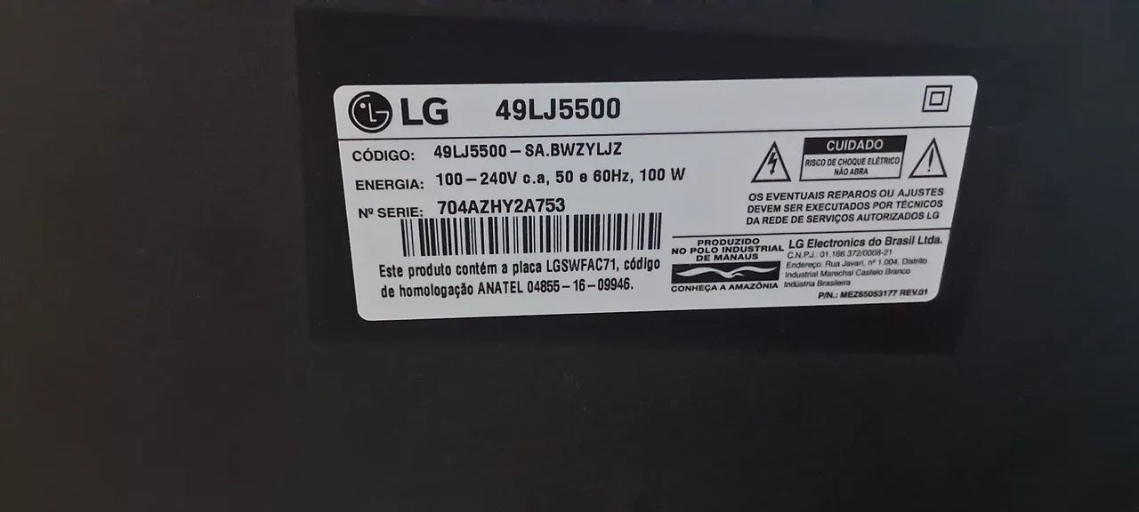 Smart TV LG 50 Tela Plana com Defeito - Foto 4