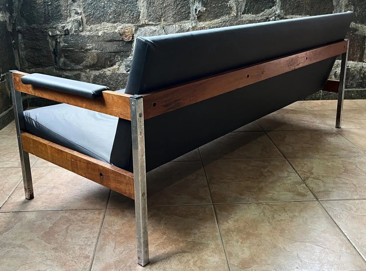 Antigo Sofá modernista Moveis Cimo anos 70  - Foto 2