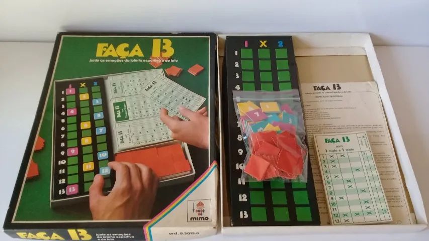 Jogo Faça 13 Da Mimo - Antigo Anos 80  - Foto 4