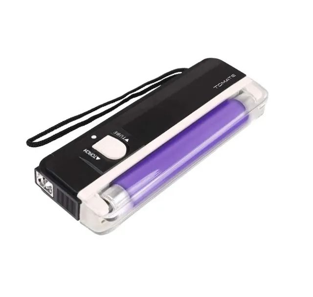 Identificador de Notas Falsas Portátil Luz Uv Tomate - Foto 2