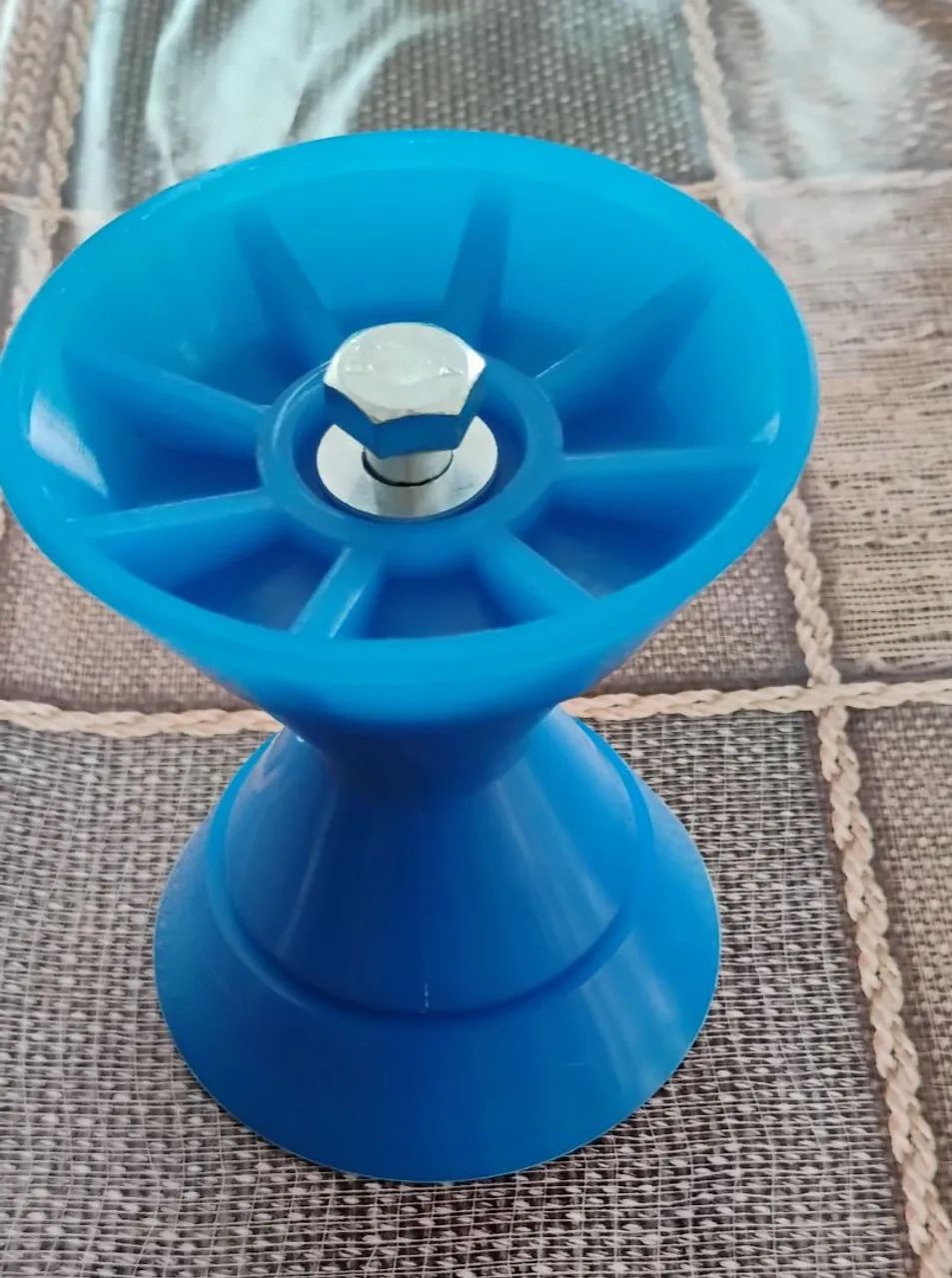 Rolete apoio PVC azul 95 milímetros  - Foto 2