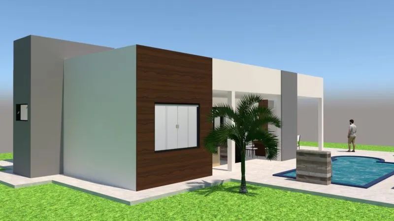 Casa moderna com piscina e área gourmet - Foto 5