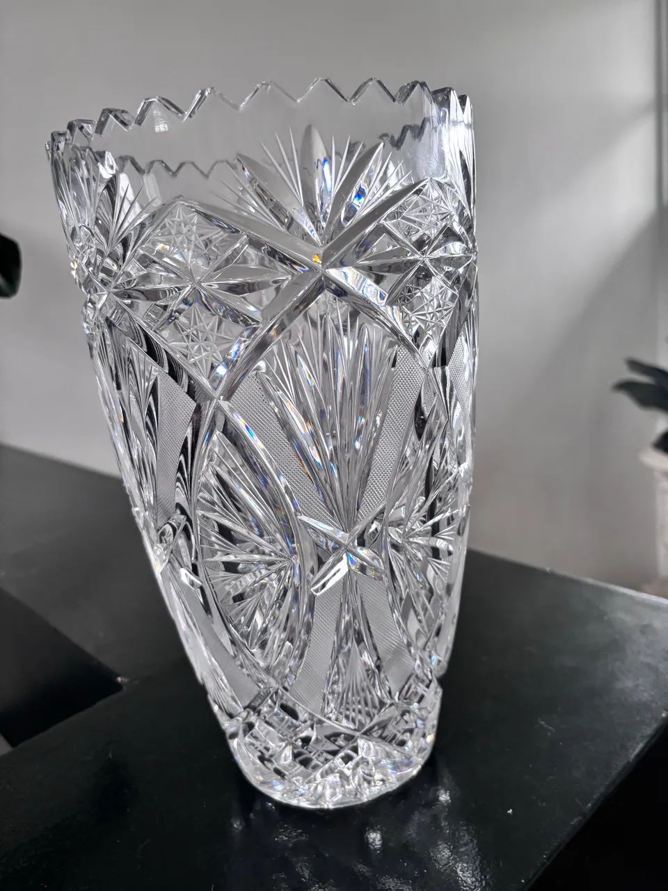 Vaso de Cristal Antigo 