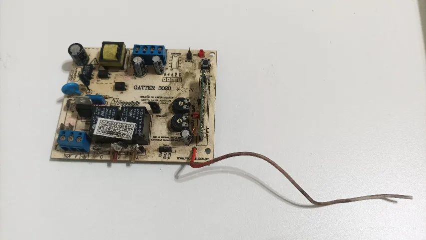 Central Placa para portão automático Gatter 3020 original - com defeito