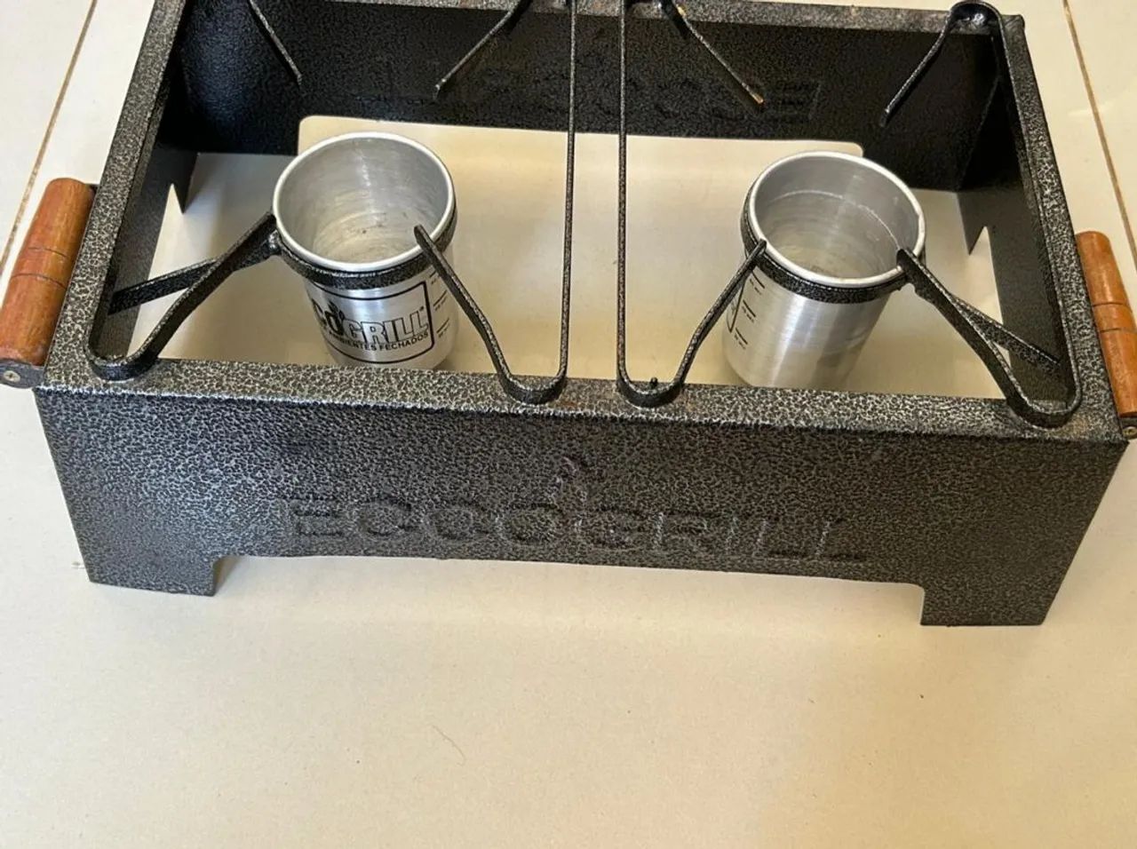 CHURRASQUEIRA ECCOGRILL COMPLETA A ÁLCOOL  - Foto 3