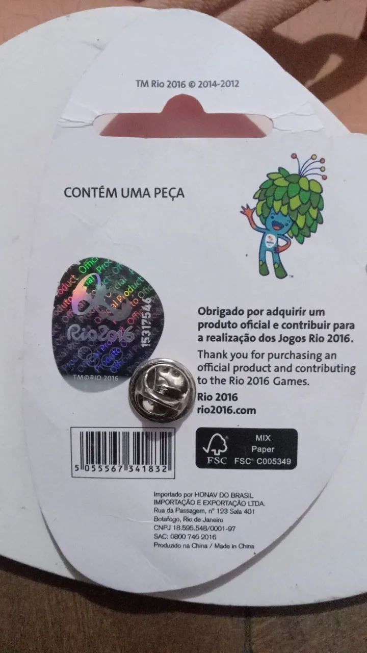 Pin Vinicius e Tom - Rio 2016 - Foto 4