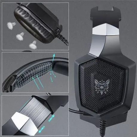 Headset Gamer ONIKUMA com Microfone - RGB - Confortável - Foto 5