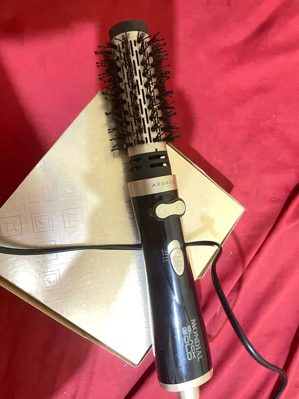 Escova secadora e modeladora rotativa 