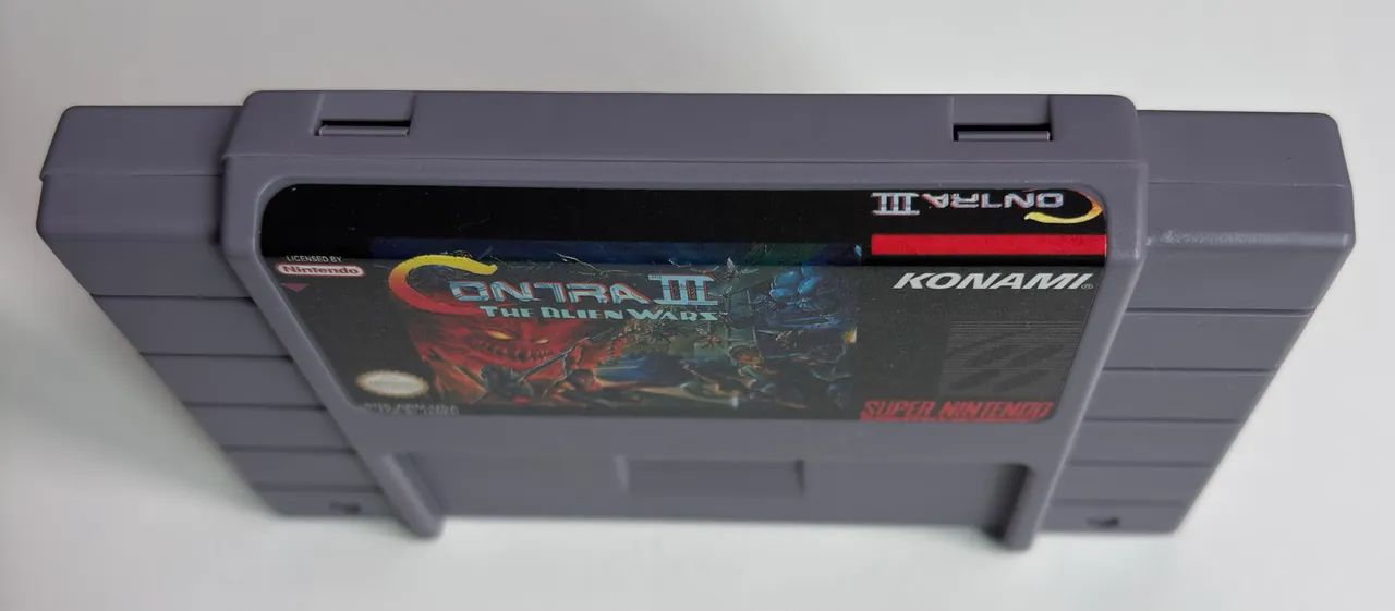 Contra 3 iii - Super Nintendo Snes Repro - Jogos de Vídeo Game