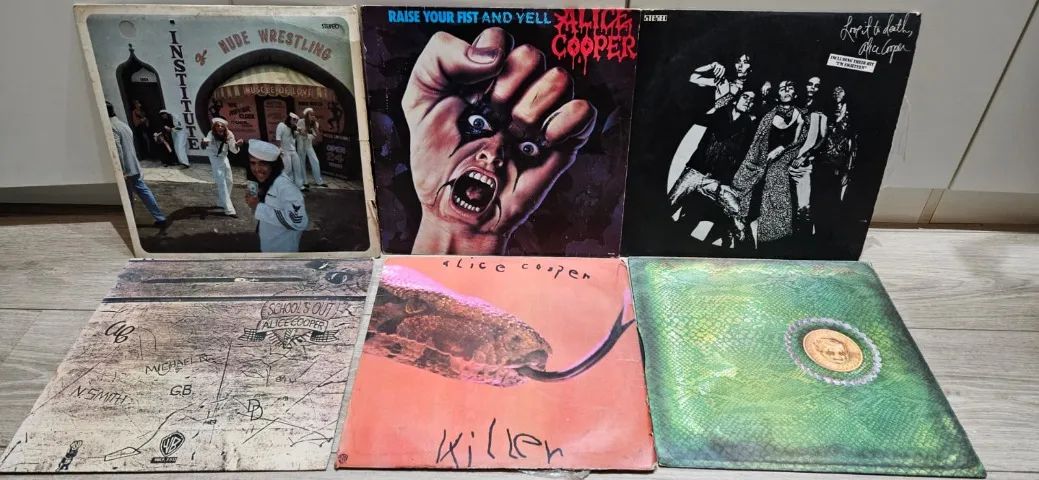 Coleção Alice Cooper em vinil - CDs, DVDs etc - Parque das Flores