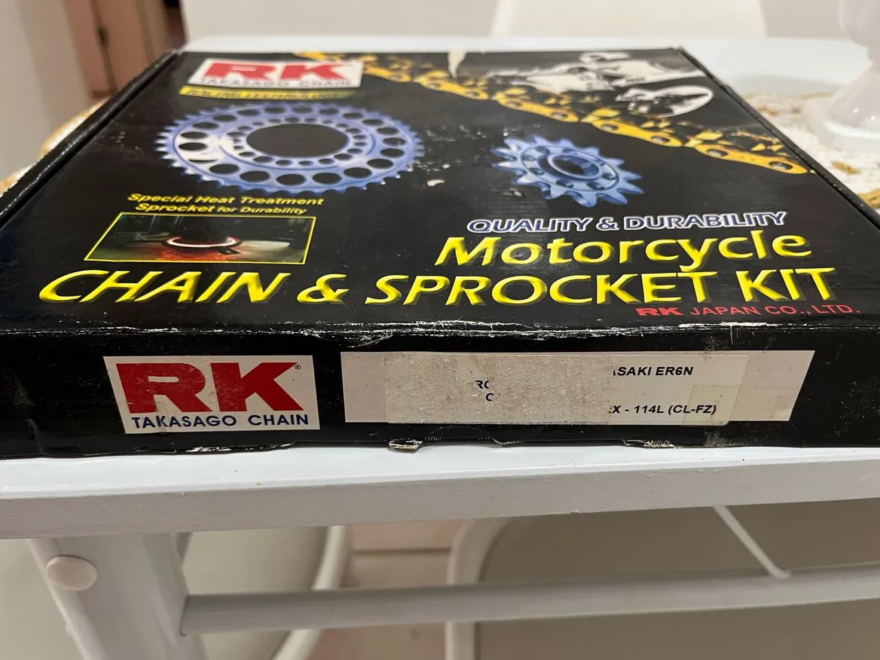 Kit Relação Kawasaki Er6n Versys Z 650 Ninja 650 Rk Racing - Peças