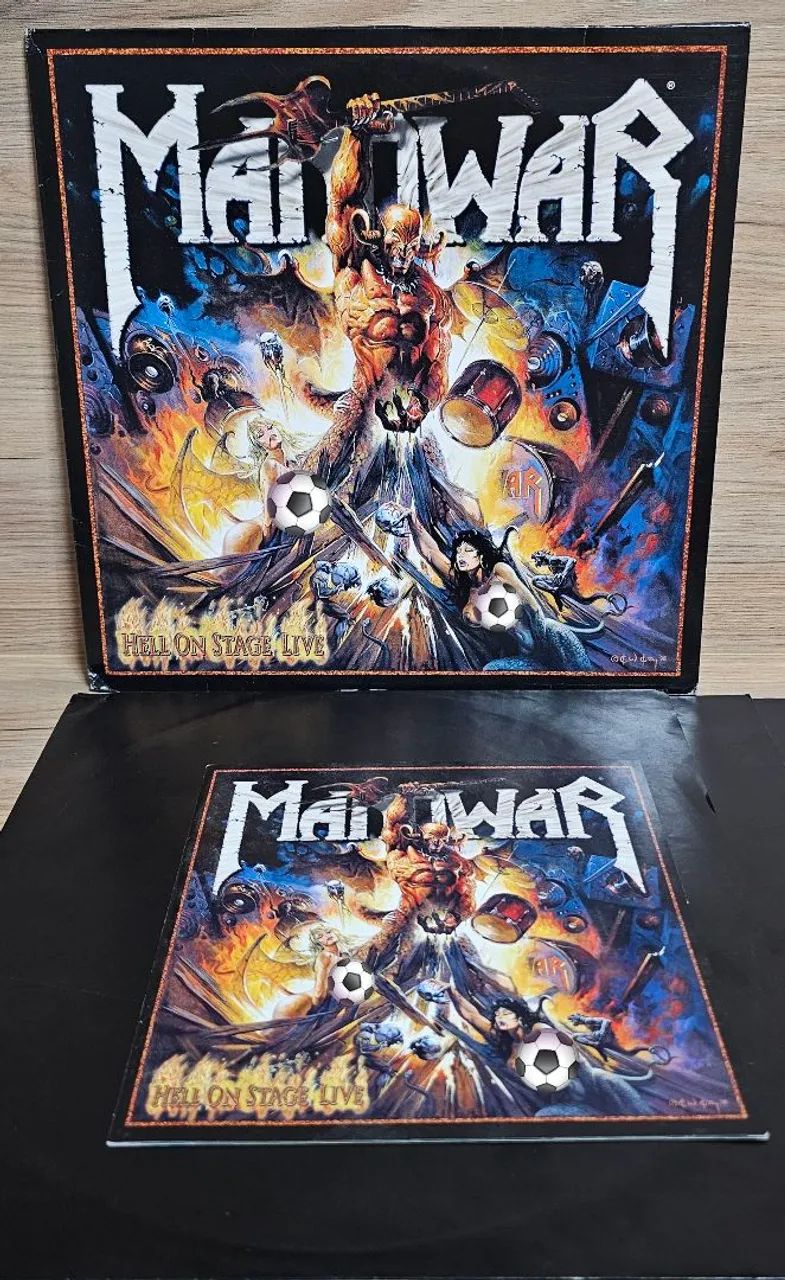 Manowar LP Hell on Stage 3lps - Foto 2