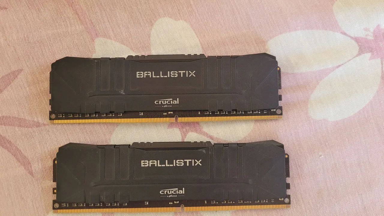 Memória ram DDR4 Crucial Ballistix 16 gb 2666mhz - Memória RAM