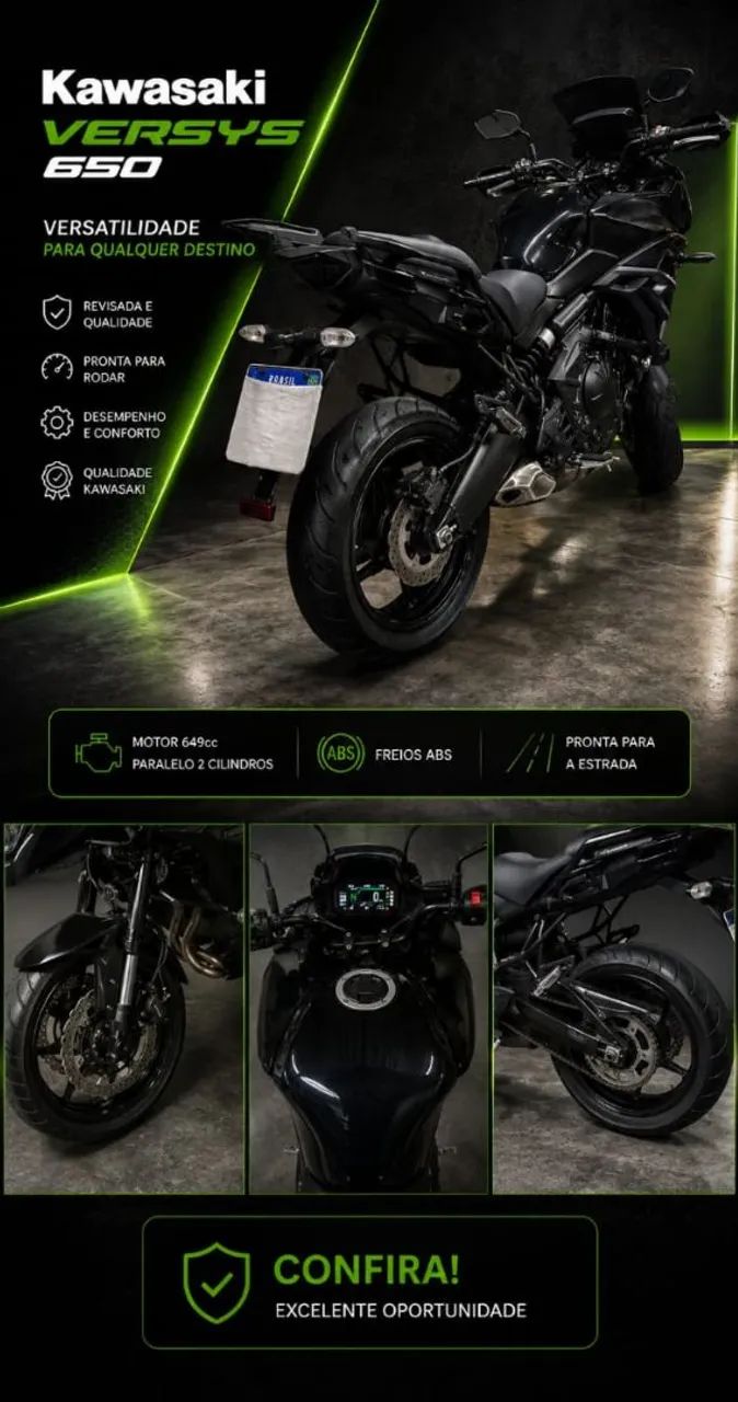 KAWAZAKI VERSYS 650 ABS - 2024 - Foto 3